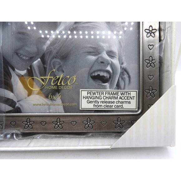 Pewter Grandchildren Picture Frame w hanging charm by Fetco Home Decor for Kohls - Picture 3 of 4
